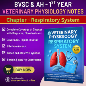 veterinary physiology – respiratory system (bvsc & ah 1st year) | complete handwritten notes (latest vci syllabus)