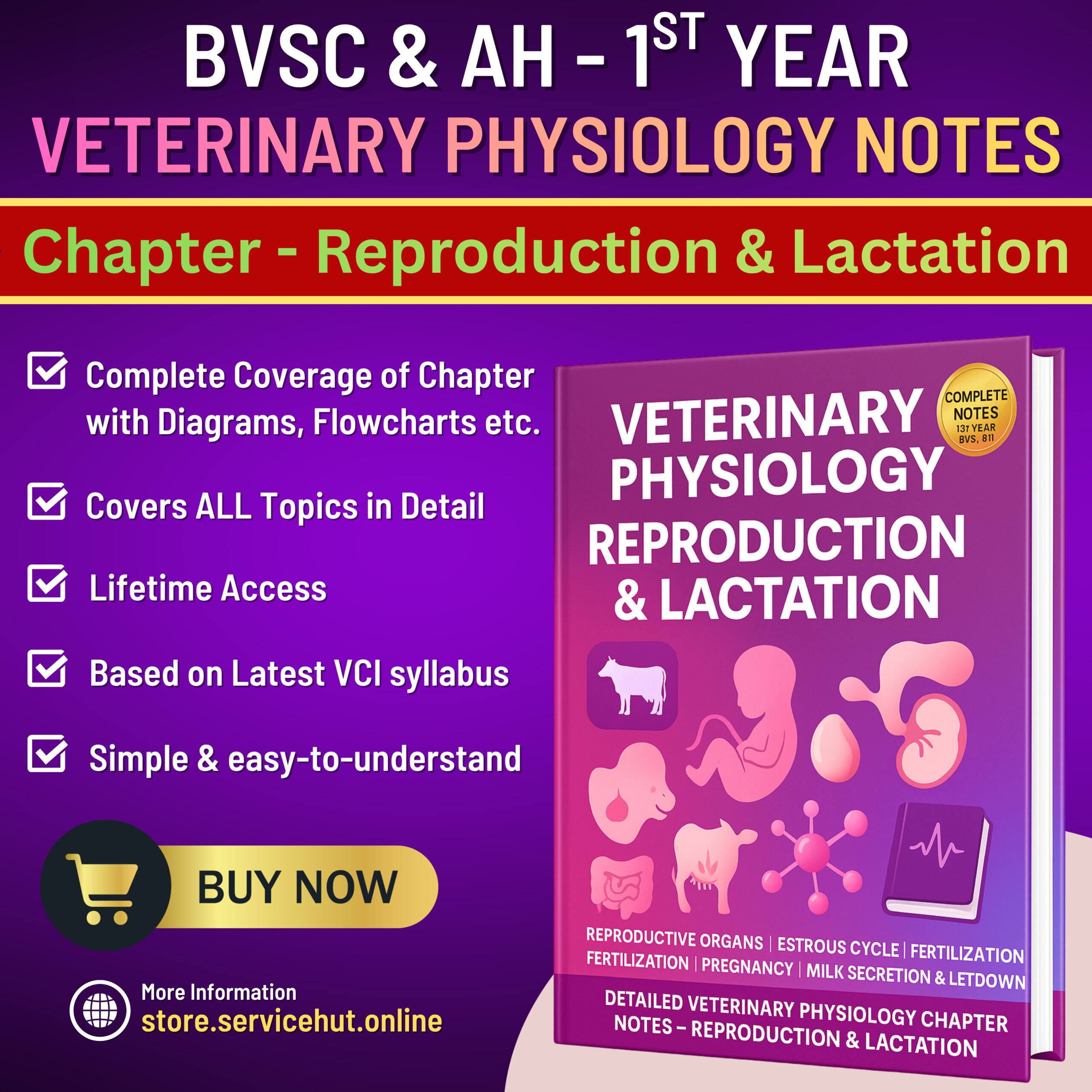 veterinary physiology β reproduction and lactation (bvsc & ah 1st year) | complete handwritten notes (latest vci syllabus) veterinary physiology β reproduction and lactation (bvsc & ah 1st year) | complete handwritten notes (latest vci syllabus)
